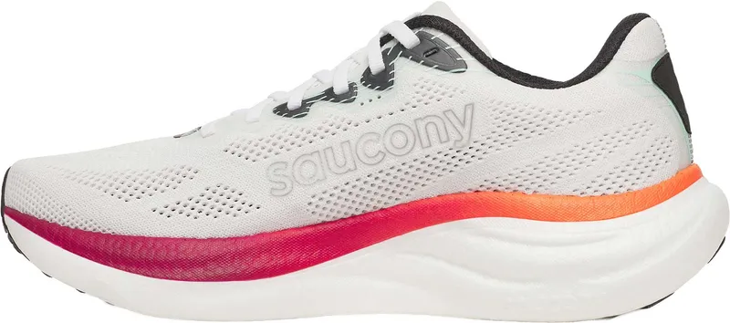 Bild 2 för Saucony Ride 19 M White/Crimson - 44