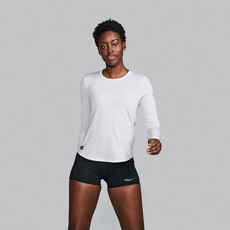 Bild 1 för Saucony Stopwatch Long Sleeve Women Aster Heather Aster Heather XS
