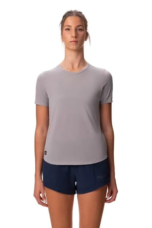 Bild 1 för Saucony Stopwatch Short Sleeve Light Grey Heather