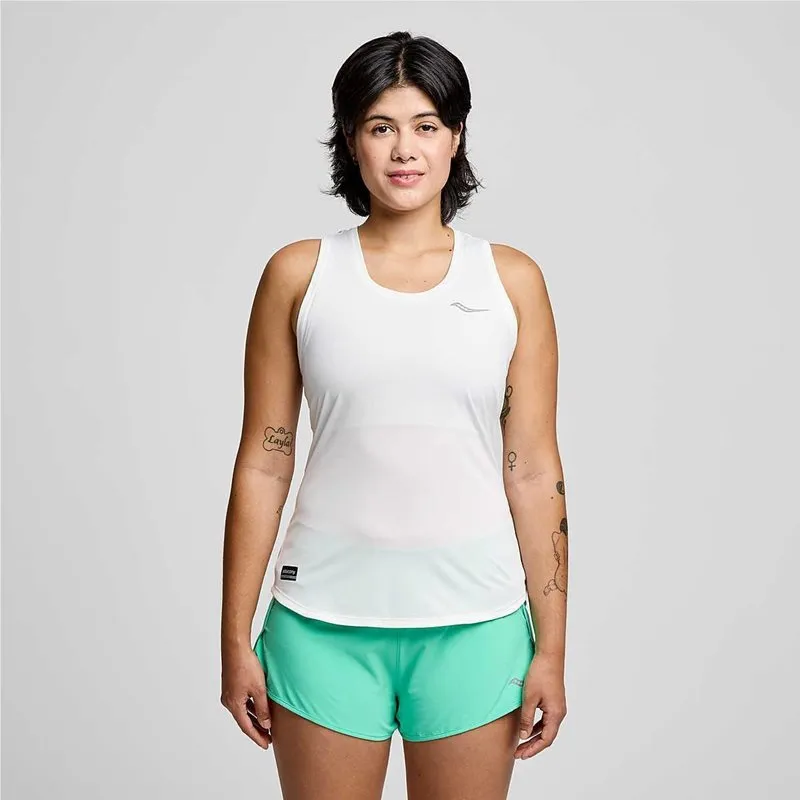 Bild 1 för Saucony Stopwatch Singlet White