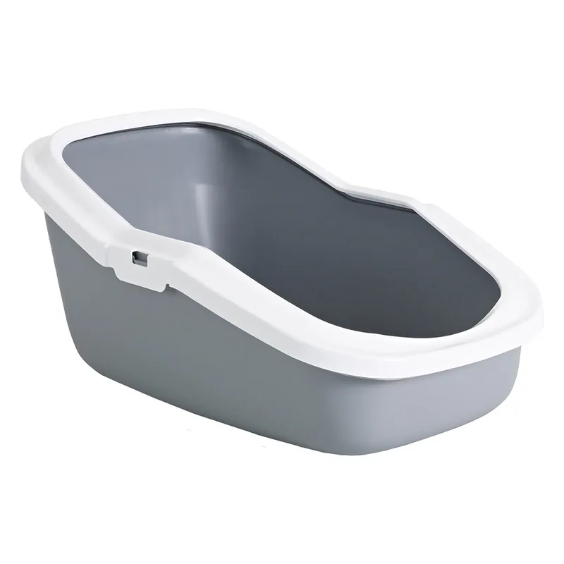 Alternativ bild 0 för Savic Aseo kattetoilet, 56x39x27,5 cm, hvid/grå