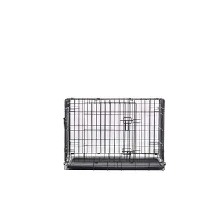 Produktfoto för Savic Dog Cottage Hundbur Metall Svart (61 x 44 x 50)
