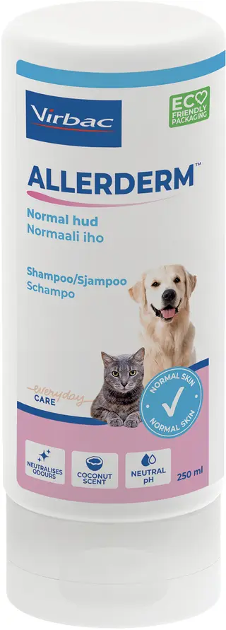 Produktfoto för Schampo Virbac Allerderm Normal Hud 250 ml