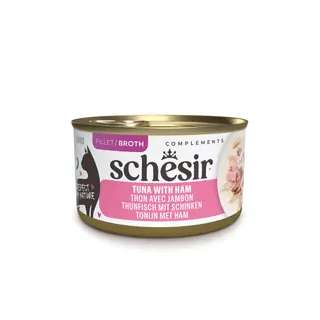 Produktfoto för Schesir Adult Tonfisk & Skinka i Sås 70 g