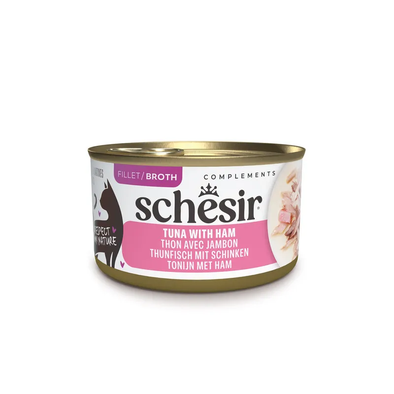 Bild 1 för Schesir Adult Tonfisk & Skinka i Sås 70 g