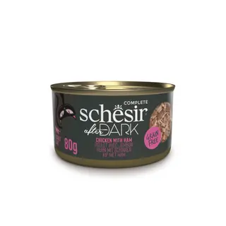 Produktfoto för Schesir Cat Adult After Dark Kyckling & Skinka 80 g