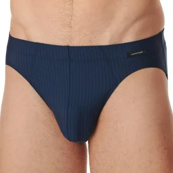 Alternativ bild 0 för Schiesser Kalsonger Pure Micro Rio Briefs Mörkblå Medium Herr