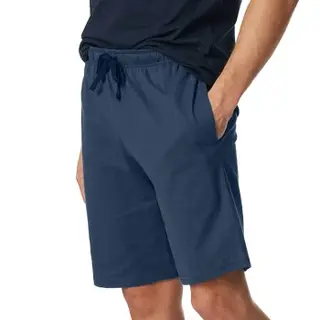 Produktfoto för Schiesser Mix and Relax Cotton Bermuda Shorts Blå bomull 3XL Herr