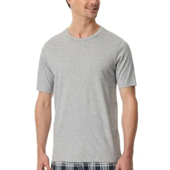 Alternativ bild 0 för Schiesser Mix and Relax T-shirt Grå bomull X-Large Herr