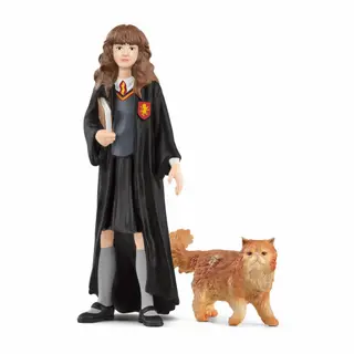 Produktfoto för schleich Hermione Granger & Crookshanks, 6 År, Multifärg