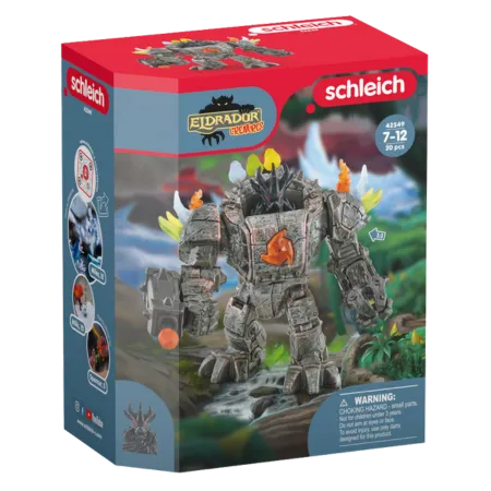 Bild 2 för schleich Master Robot with Mini Creature, 7 År, Multifärg