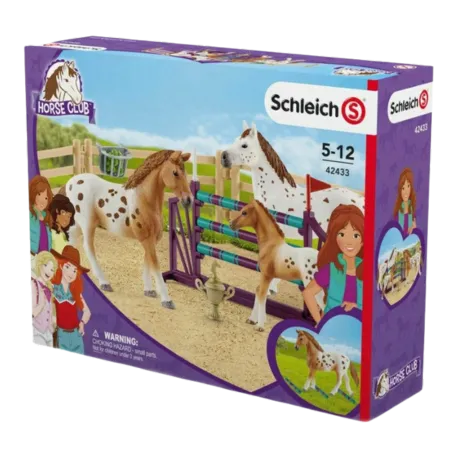 Bild 1 för Schleich Tournament training set & Appaloosa hors