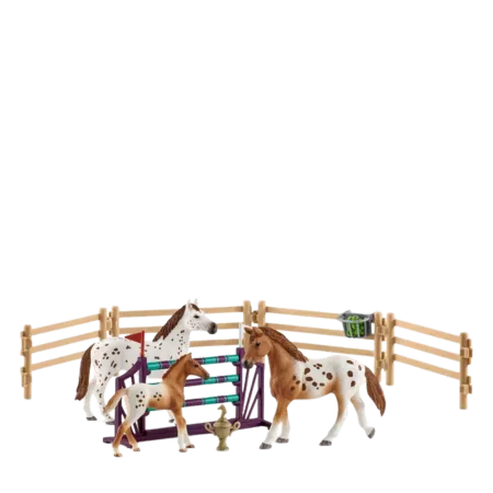 Bild 2 för Schleich Tournament training set & Appaloosa hors