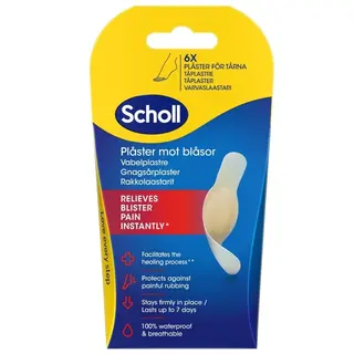 Produktfoto för Scholl Blister Plasters Toes 6 st