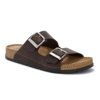Produktfoto för Scholl Bora Malaren Sandal Men Mörkbrun ej Spec Strl 46 Herr