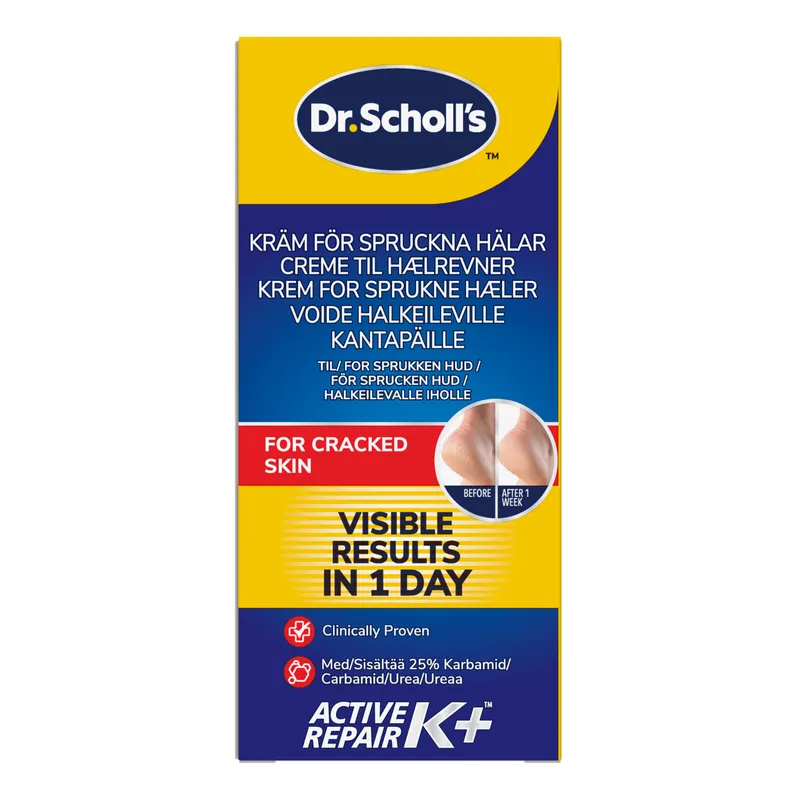 Bild 2 för Scholl Kräm för Spruckna hälar K+ 120 ml