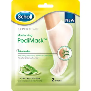 Produktfoto för Scholl Mjukgörande Fotmask Aloe Vera 1-par