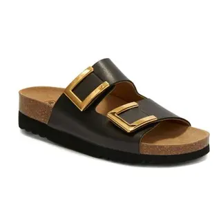 Produktfoto för Scholl Monterey 2 Straps Black/Gold ej Spec Strl 41 Dam