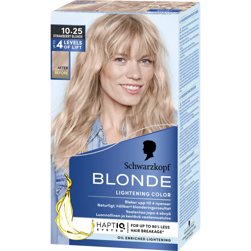 Bild 2 för Schwarzkopf Blonde 10.25 Strawberry Blonde