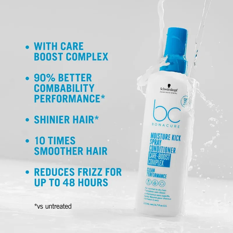 Bild 4 för Schwarzkopf Bonacure Moisture Kick Spray Conditioner 200ml