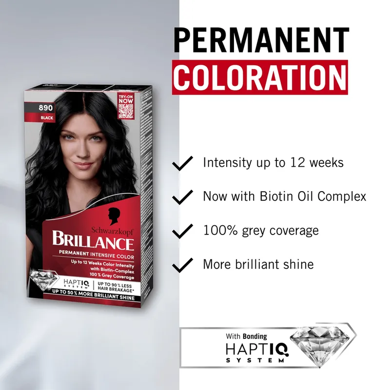 Bild 2 för Schwarzkopf Brillance 890 Black