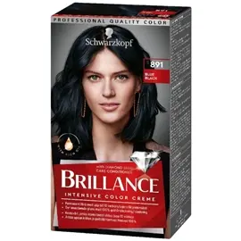 Produktfoto för Schwarzkopf Brillance Hårfärg 891 Blue Black