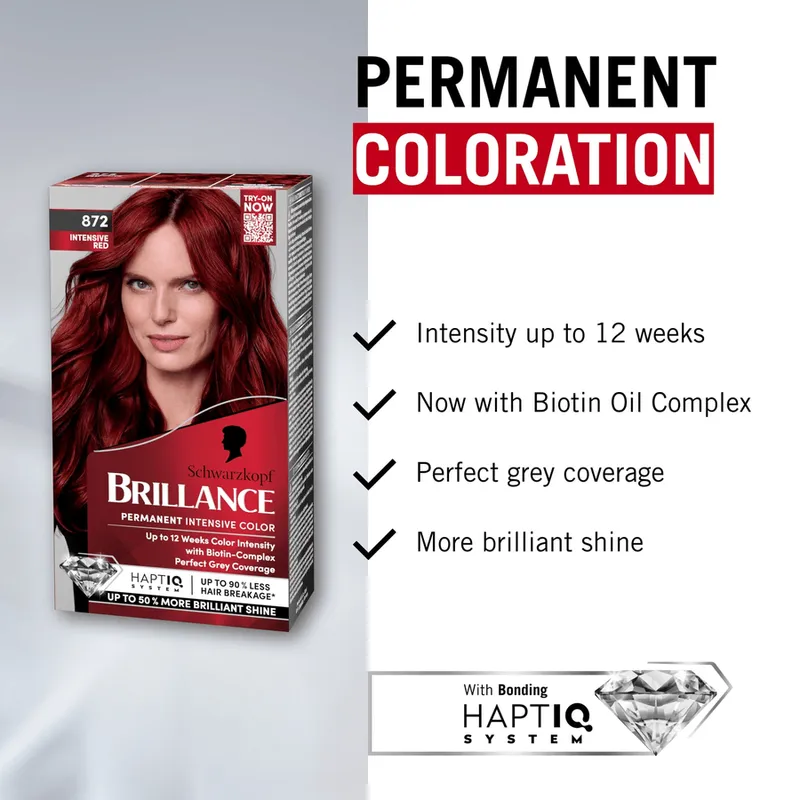 Bild 2 för Schwarzkopf Brillance Intensive Red 872 60 ml