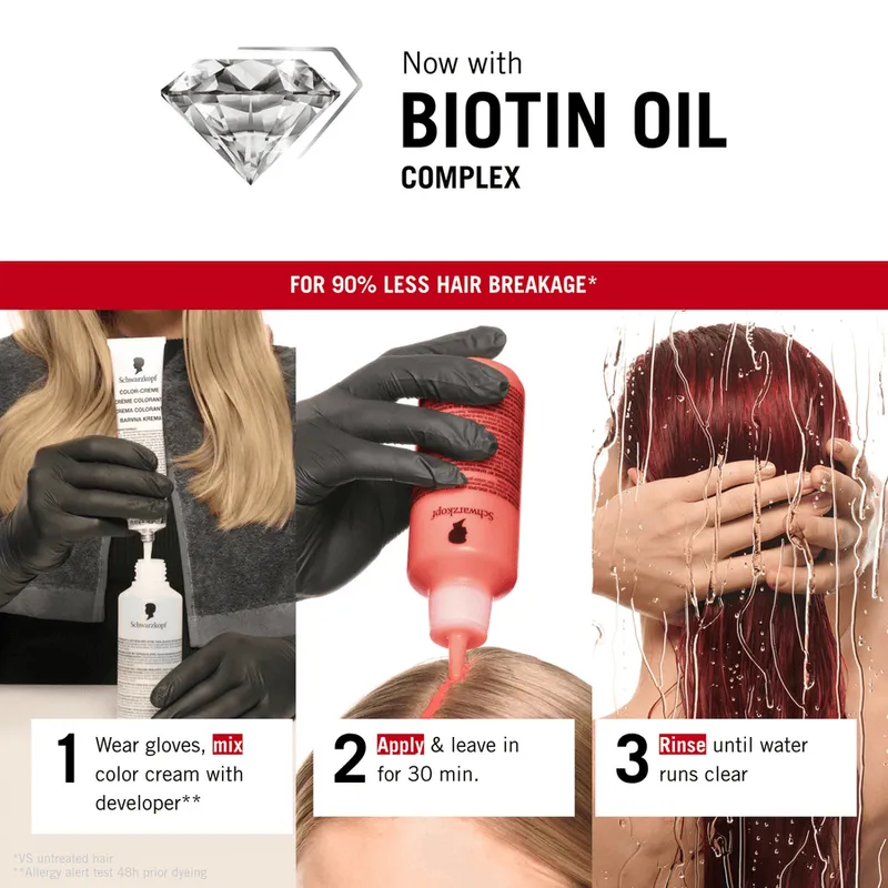Bild 3 för Schwarzkopf Brillance Intensive Red 872 60 ml