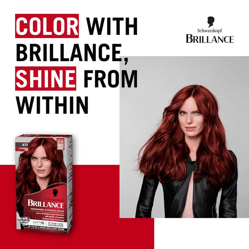 Bild 7 för Schwarzkopf Brillance Intensive Red 872 60 ml