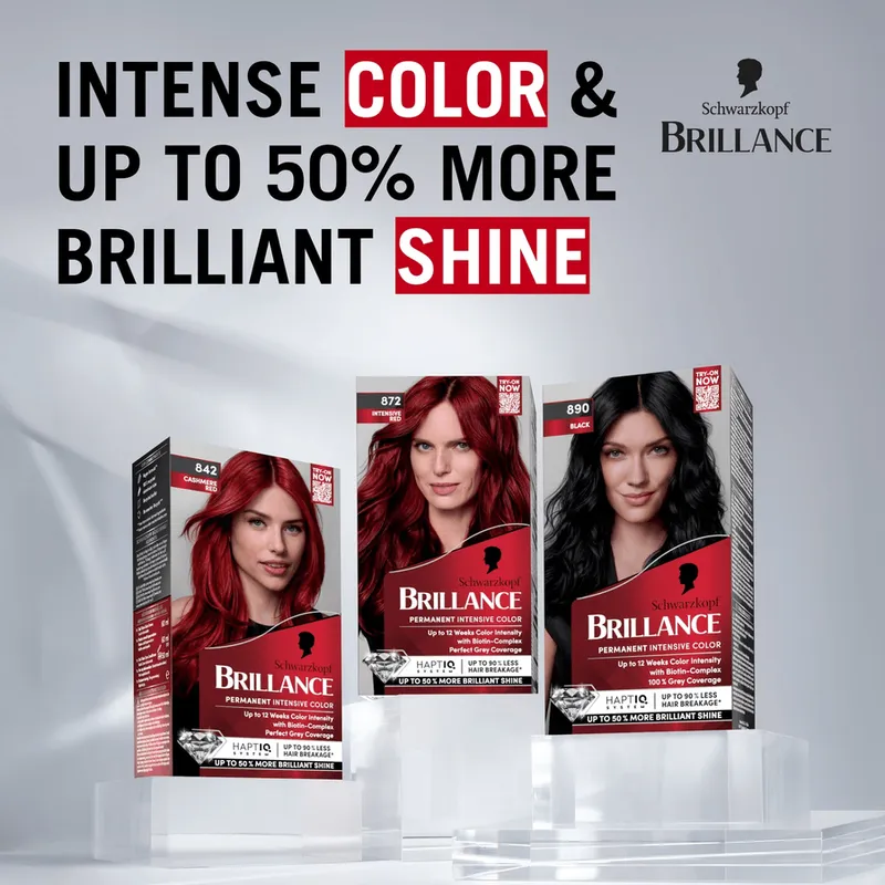 Bild 9 för Schwarzkopf Brillance Intensive Red 872 60 ml