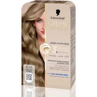 Produktfoto för Schwarzkopf Creme Supreme 8-16 Cool Ash Blonde - 1 pcs