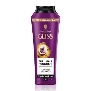 Produktfoto för Schwarzkopf Gliss Full Hair Wonder Shampoo 250 ml