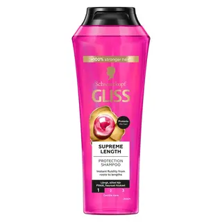 Produktfoto för Schwarzkopf Gliss Protection Schampo Supreme Length 250 ml