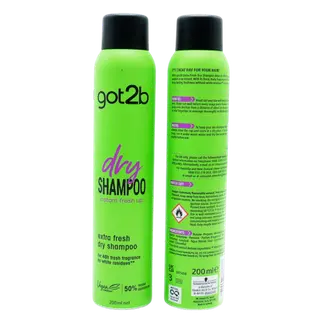 Produktfoto för Schwarzkopf Got2b Dry Shampoo Extra Fresh 200 ml