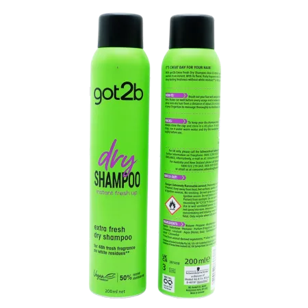 Bild 1 för Schwarzkopf Got2b Dry Shampoo Extra Fresh 200 ml