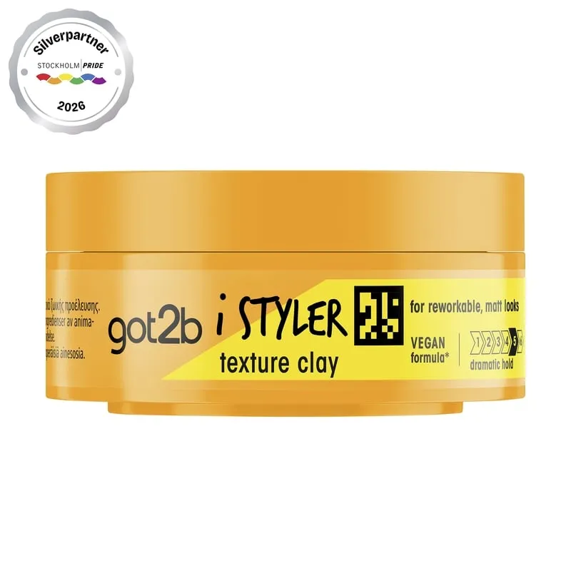 Bild 1 för Schwarzkopf Got2b Texture Clay Hårvax 75 ml