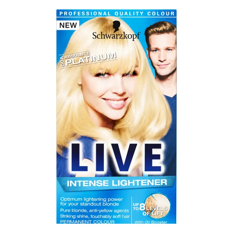 Alternativ bild 0 för Schwarzkopf Live 00A Absolute Platinum