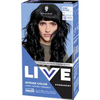 Produktfoto för Schwarzkopf LIVE Intense Color 99 Deep Black
