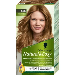 Produktfoto för Schwarzkopf Natural & Easy 555 Mörk Honungsblond