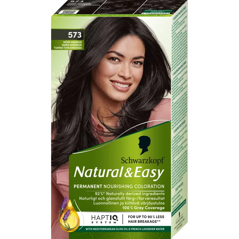 Bild 2 för Schwarzkopf Natural & Easy 573 Mörk Askbrun
