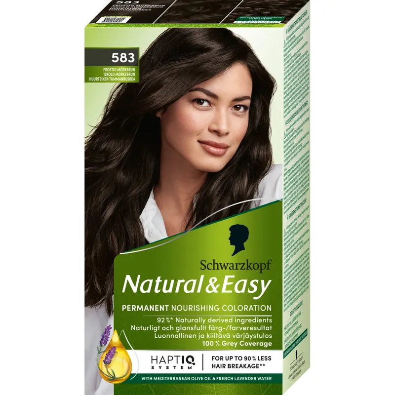 Bild 2 för Schwarzkopf Natural & Easy 583 Icy Dark Brown