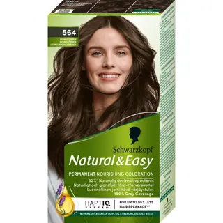 Produktfoto för Schwarzkopf Natural & Easy Hair Color 564 Naturlig Ljusbrun