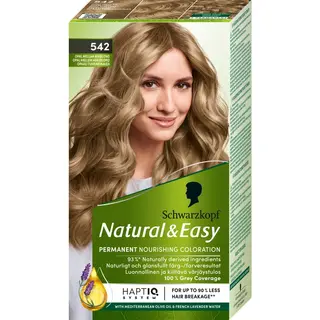 Produktfoto för Schwarzkopf Natural & Easy Hårfärg 542 Opal Mellan Askblond