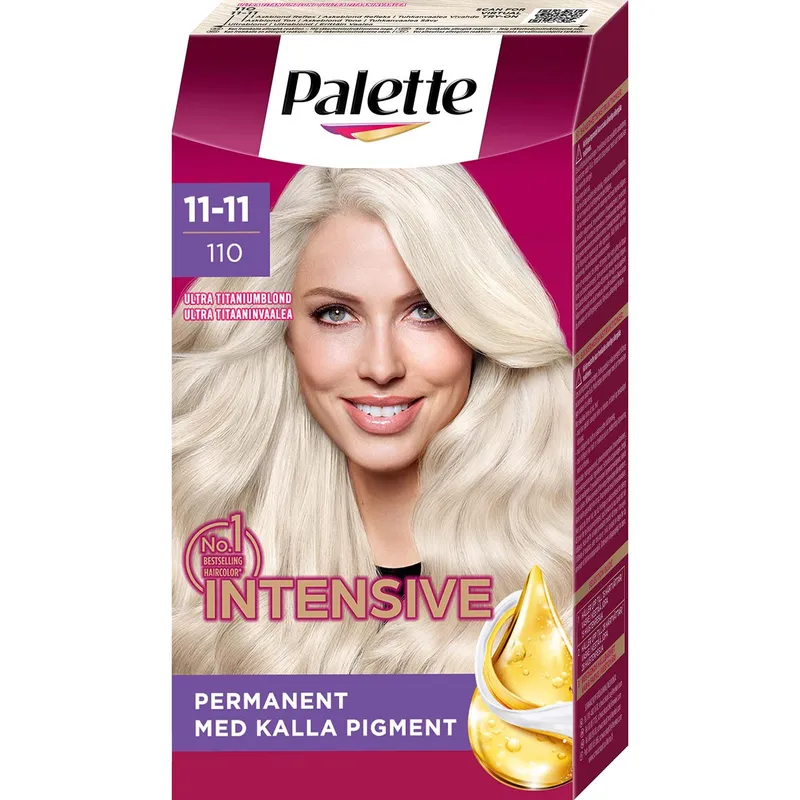 Bild 1 för Schwarzkopf Palette Mood 110 Ultra Titanblond - 115 ml