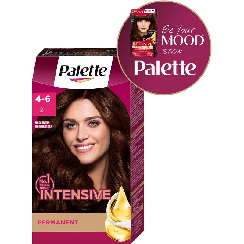 Bild 1 för Schwarzkopf Palette Mood 21 Kaffebrun - 115 ml