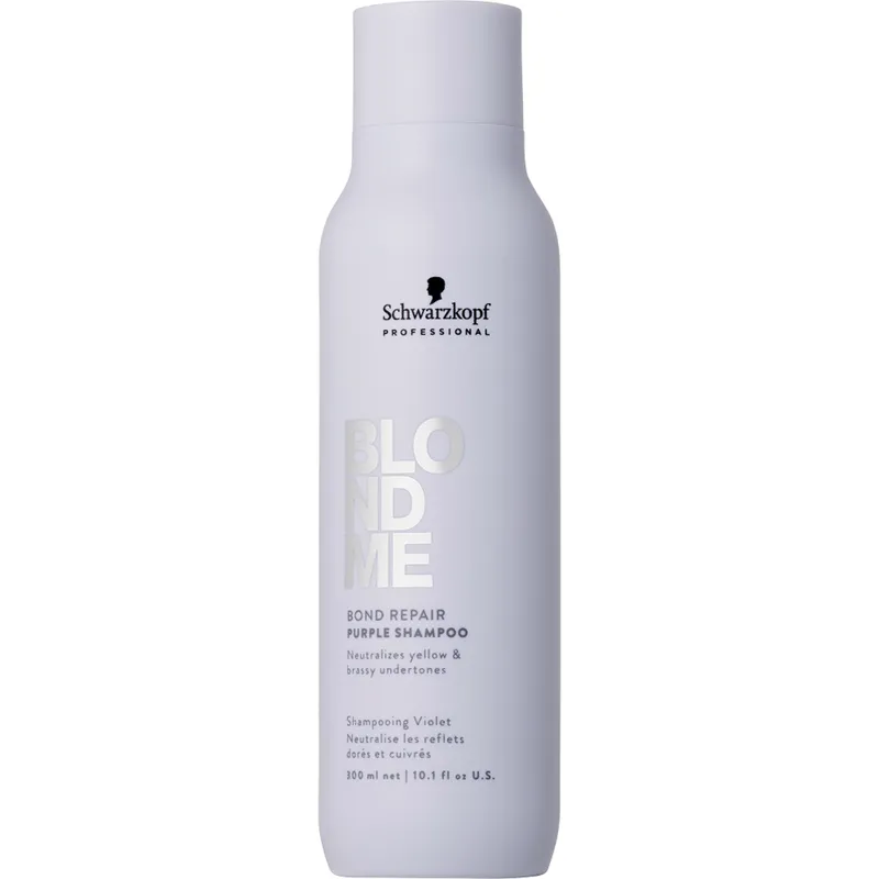 Bild 2 för Schwarzkopf Professional BLONDME Bond Repair Purple Shampoo - 300 ml
