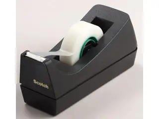 Produktfoto för Scotch® Tejphållare, kompakt, tvåhandsfattning, svart
