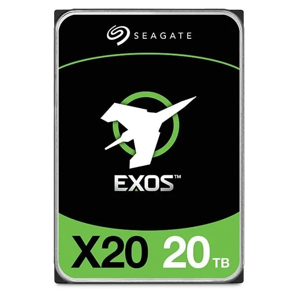 Alternativ bild 0 för Seagate Exos X20 ST20000NM007D - Hårddisk - 20 TB - intern - SATA 6Gb/s - 7200 rpm - buffert: 256 MB