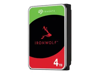 Produktfoto för Seagate IronWolf ST4000VN006 - Hårddisk - 4 TB - intern - SATA 6Gb/s - 5400 rpm - buffert: 256 MB - med 3 års Seagate Rescue Data Recovery