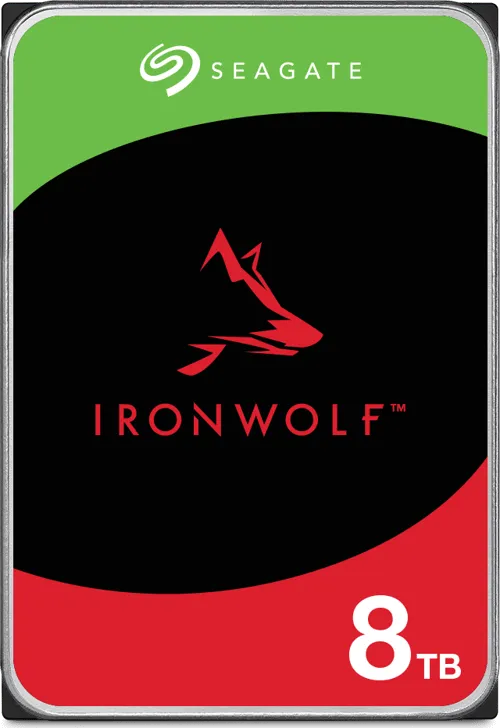 Alternativ bild 0 för Seagate IronWolf ST8000VN002 - Hårddisk - 8 TB - internt - med 3 år Seagate Rescue Data Recovery